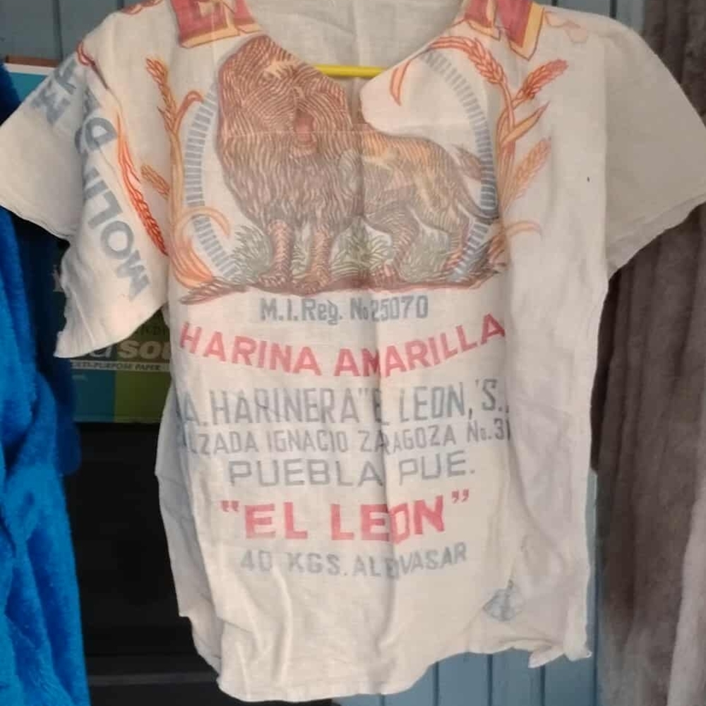 Vintage Handmade Short Sleeve Tee with Graphic